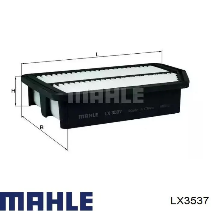 LX3537 Mahle Original filtro de ar