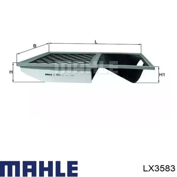 LX3583 Mahle Original filtro de ar