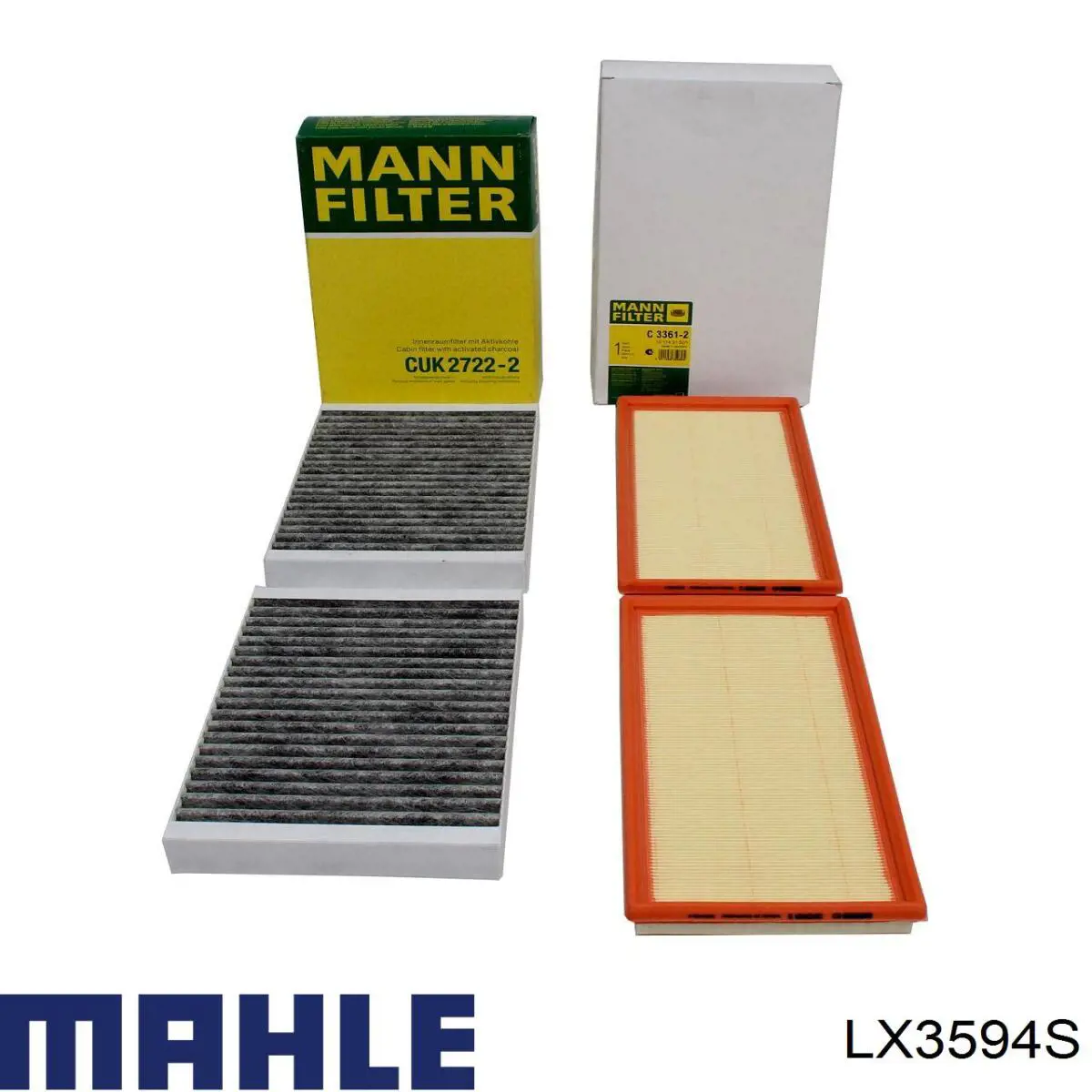 Элемент воздушного фильтра Mahle Original LX3594S цена, от 30.38 USD