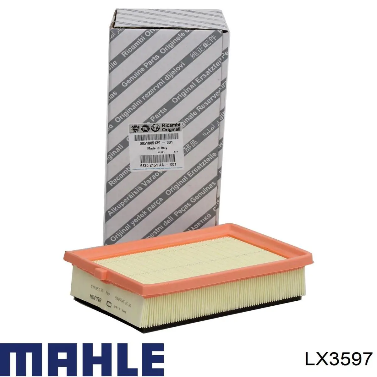 Воздушный фильтр LX3597 Mahle Original