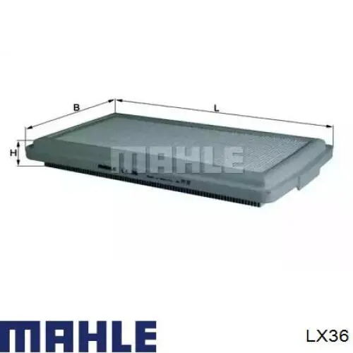 LX36 Mahle Original воздушный фильтр