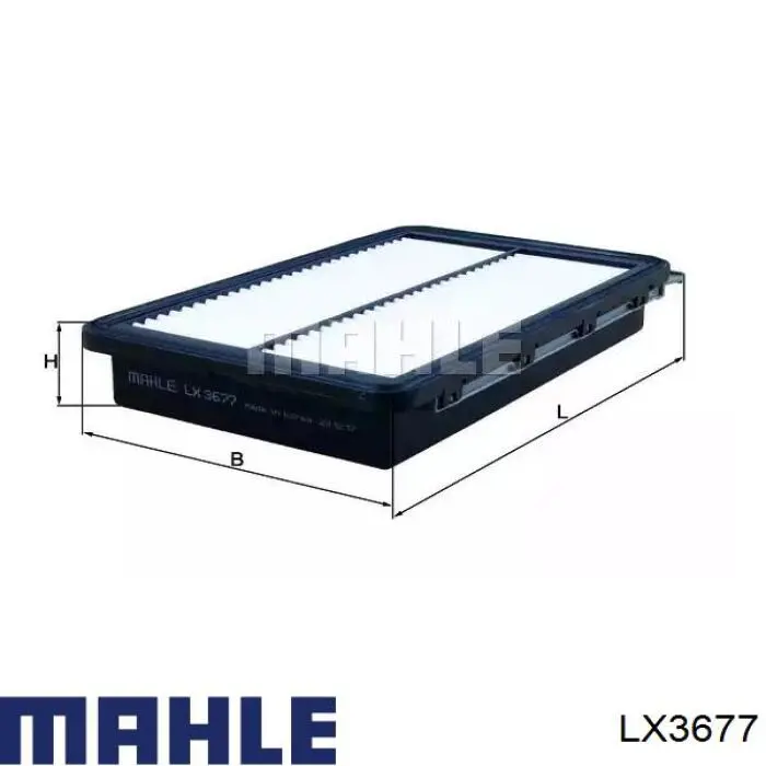 Воздушный фильтр LX3677 Mahle Original