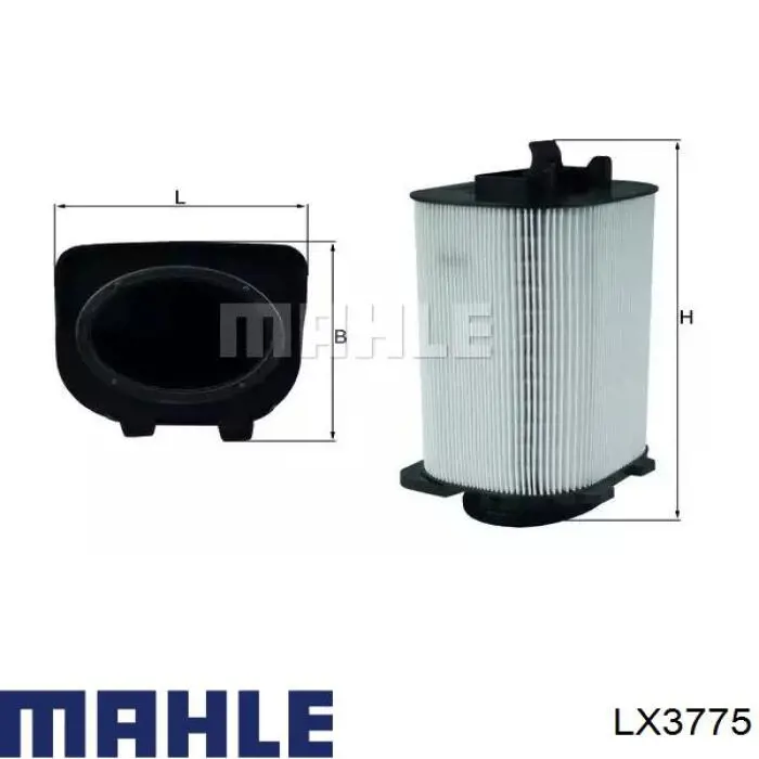 LX3775 Mahle Original воздушный фильтр