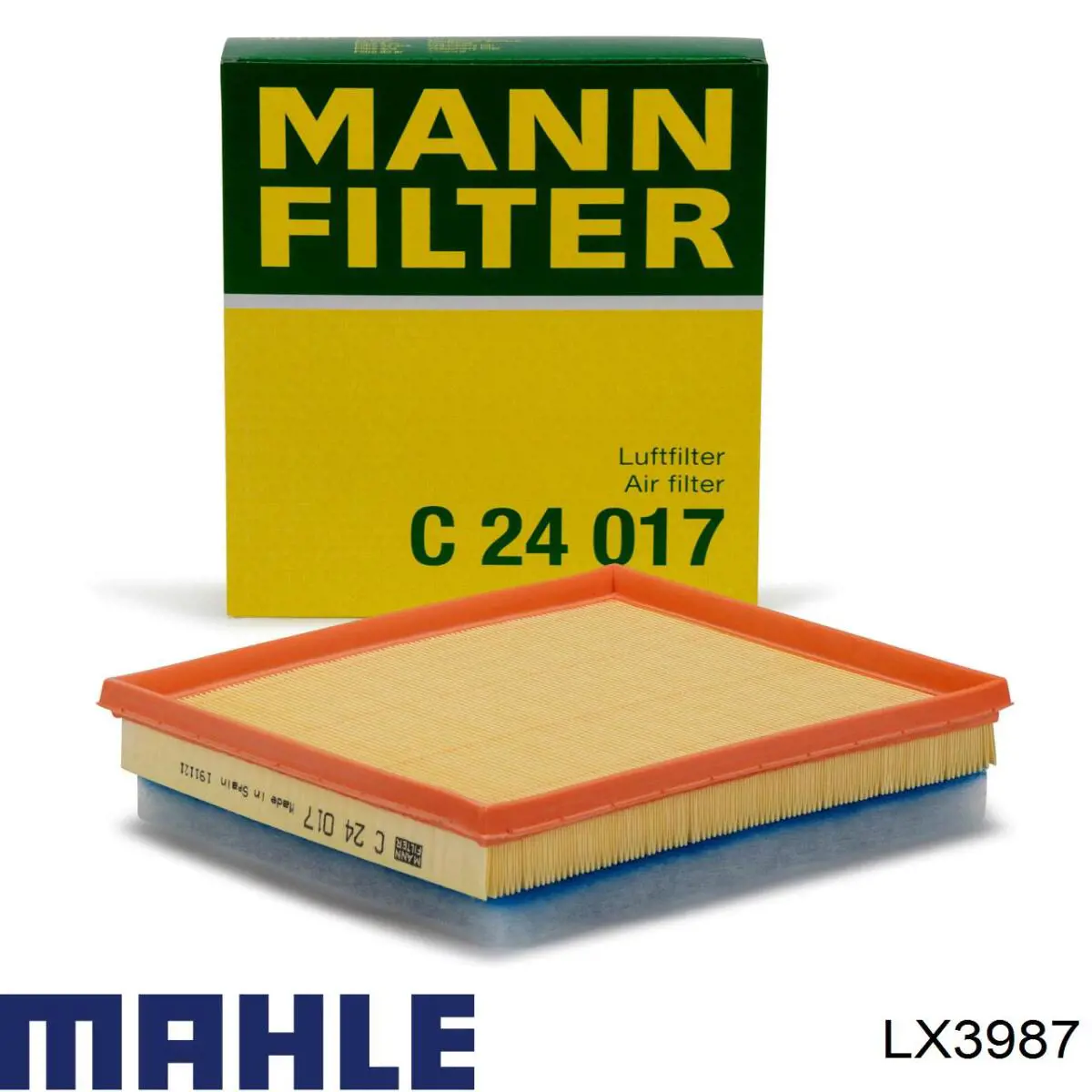 Купить LX3987 Mahle Original Автомобильный фильтр воздуха