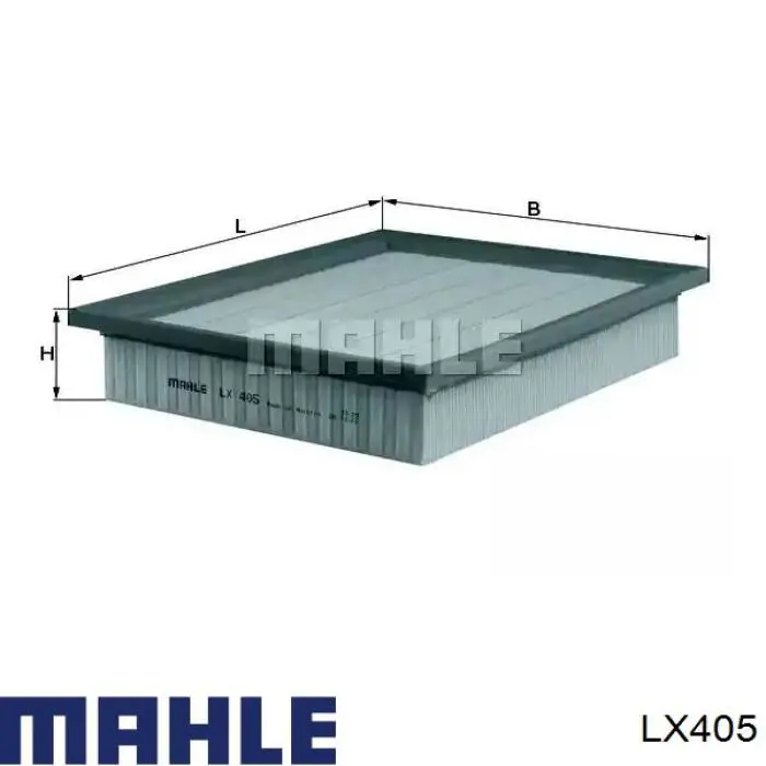 Элемент воздушного фильтра Mahle Original LX405 цена, от 12.73 USD