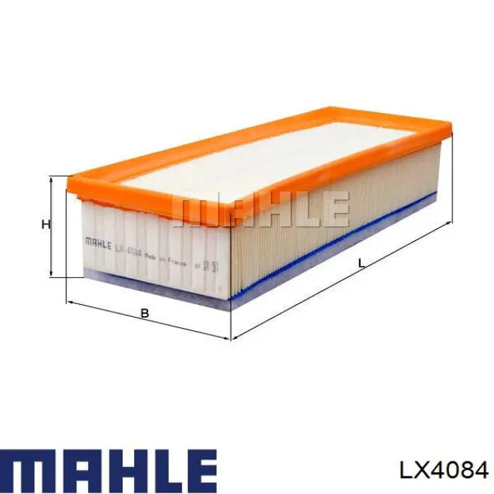 Купить LX4084 Mahle Original Автомобильный фильтр воздуха