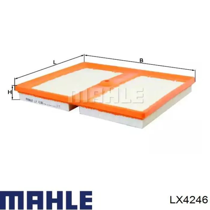 Воздушный фильтр LX4246 Mahle Original