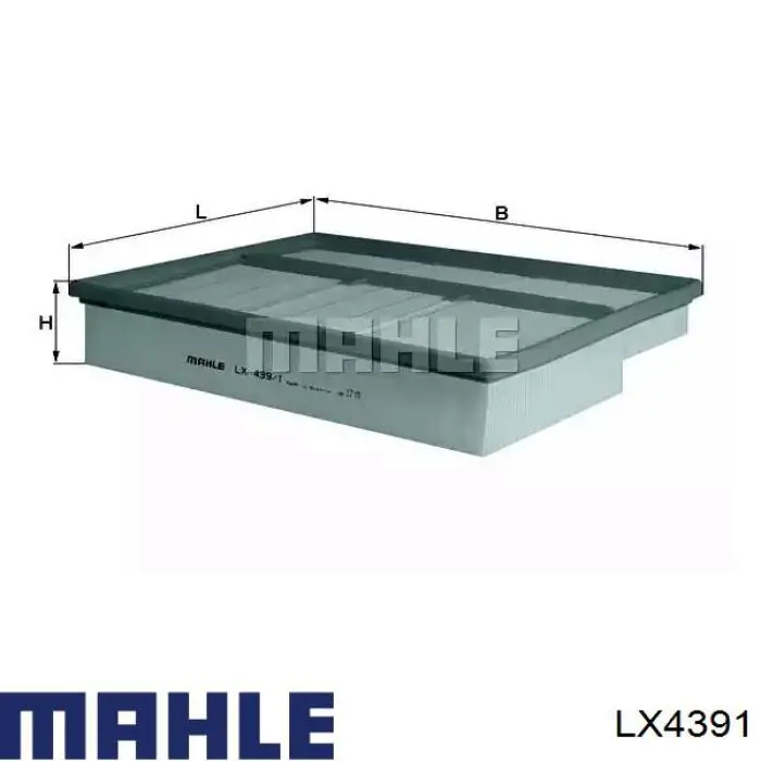 LX4391 Mahle Original воздушный фильтр