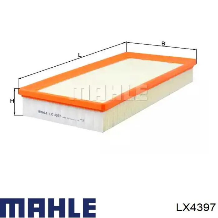 Воздушный фильтр LX4397 Mahle Original