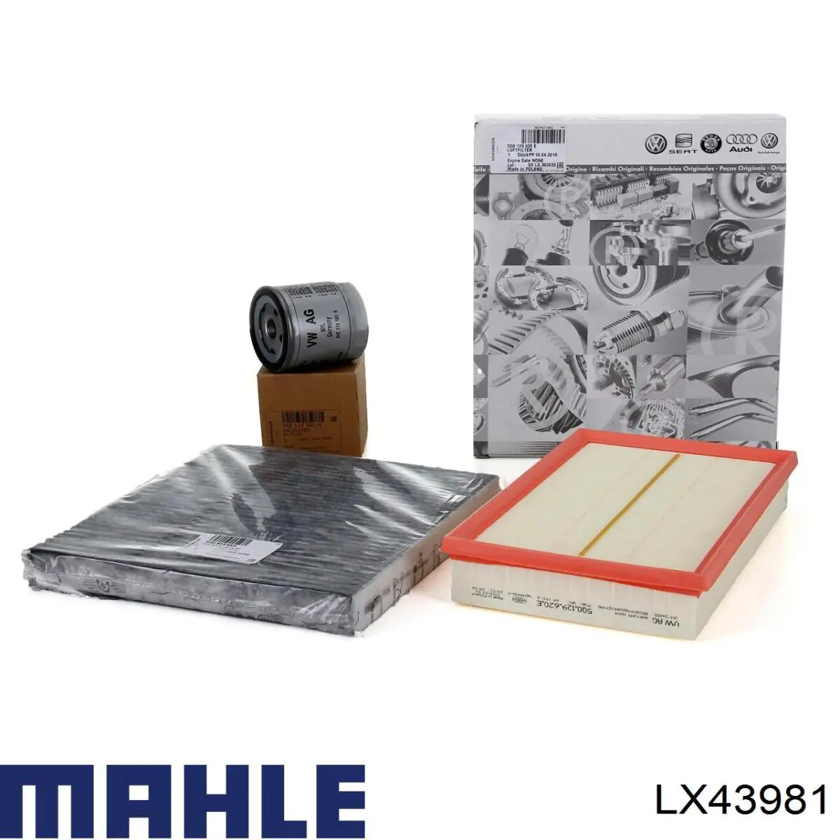 Элемент воздушного фильтра Mahle Original LX43981 цена, от 18.40 USD