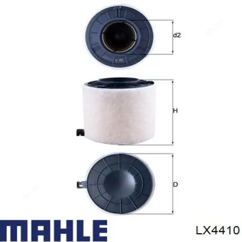 LX4410 Mahle Original filtro de ar