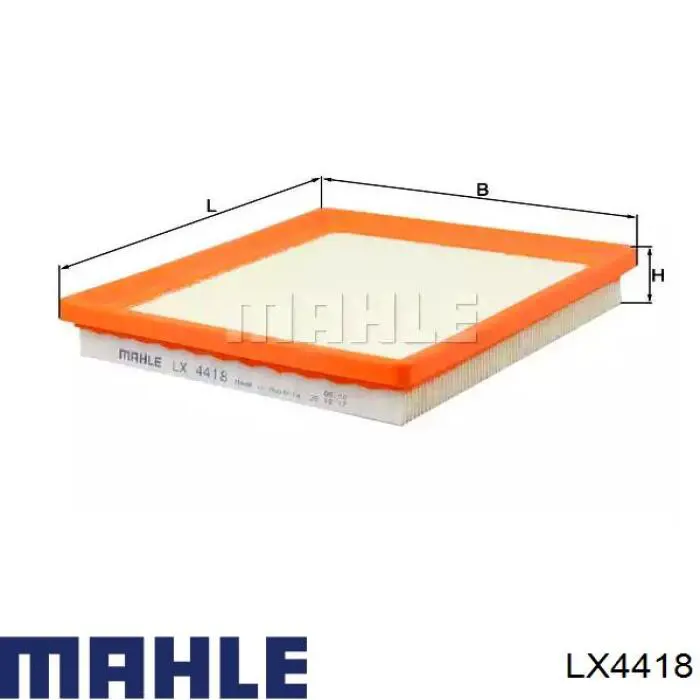 Воздушный фильтр LX4418 Mahle Original