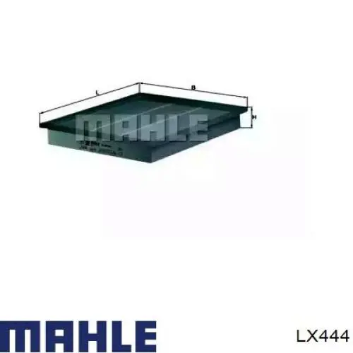 Воздушный фильтр LX444 Mahle Original