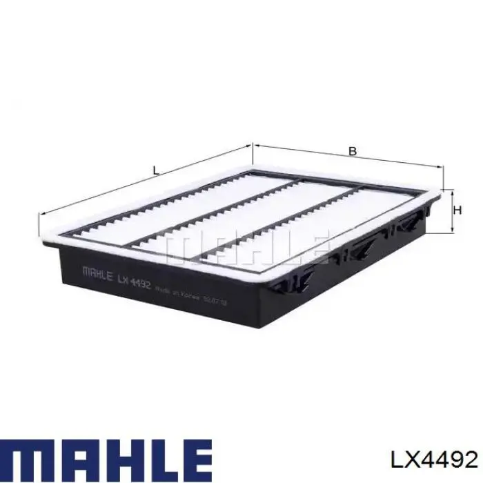 LX4492 Mahle Original filtro de ar