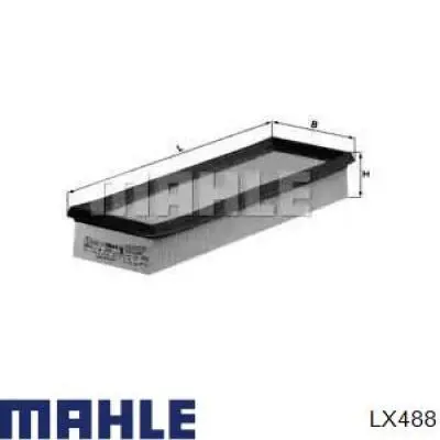 LX488 Mahle Original Воздушный фильтр двигателя