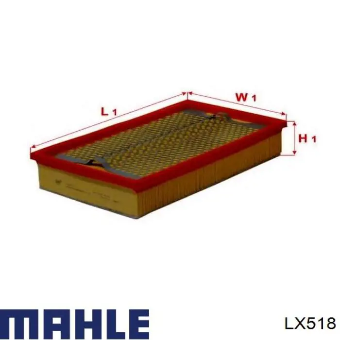 LX518 Mahle Original воздушный фильтр