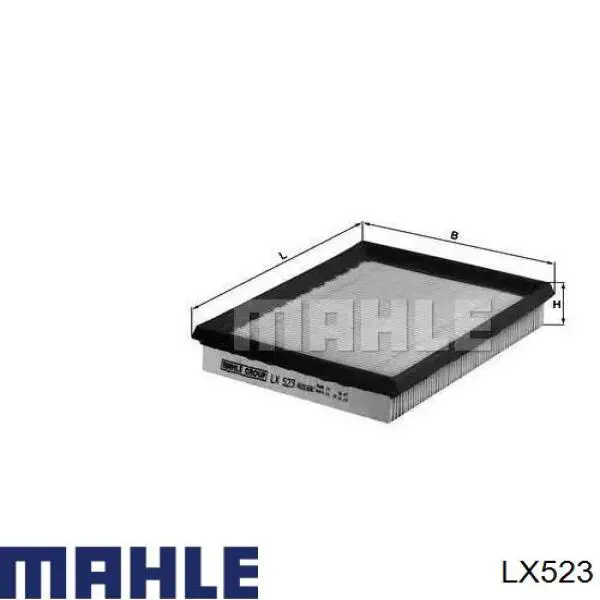 Воздушный фильтр LX523 Mahle Original