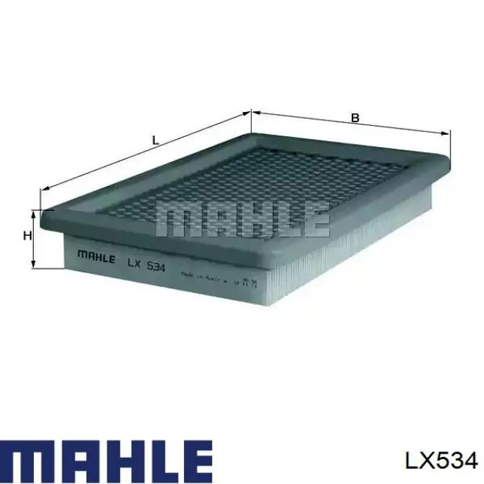 LX534 Mahle Original воздушный фильтр