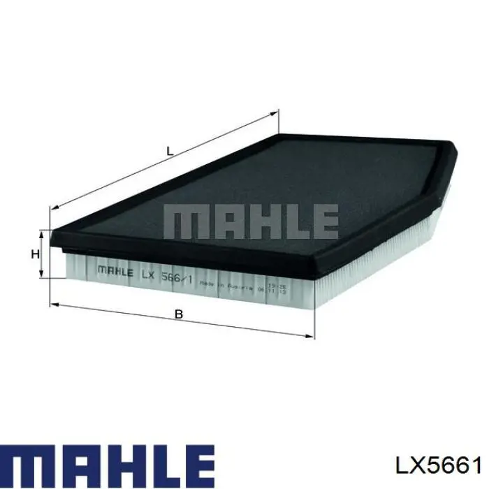 LX5661 Mahle Original Воздушный фильтр двигателя