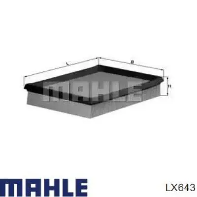 LX643 Mahle Original воздушный фильтр