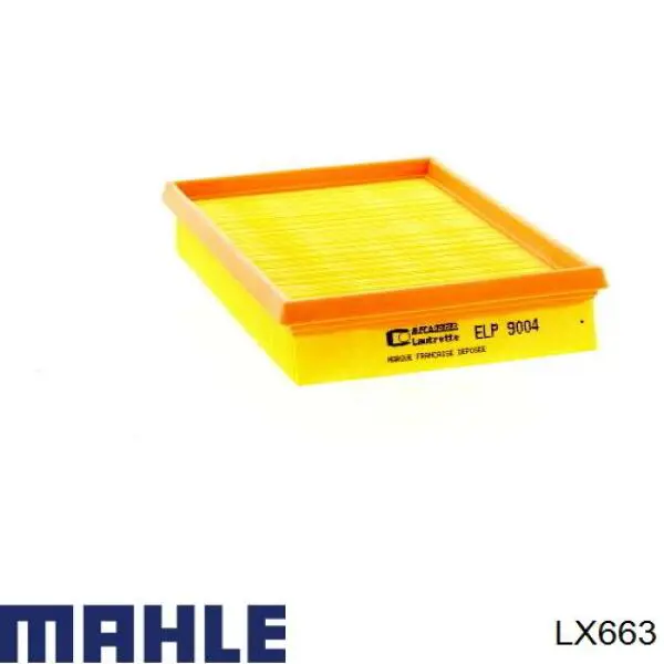 Воздушный фильтр LX663 Mahle Original