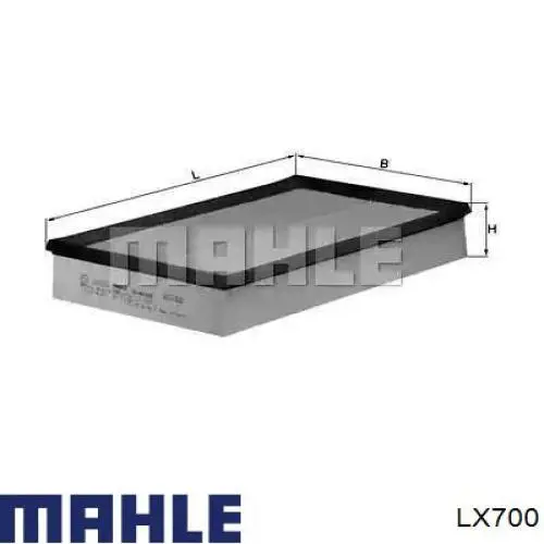 LX700 Mahle Original воздушный фильтр