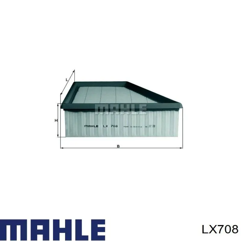 Filtro de aire LX708 Mahle Original