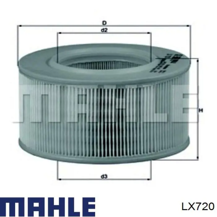 LX720 Mahle Original воздушный фильтр