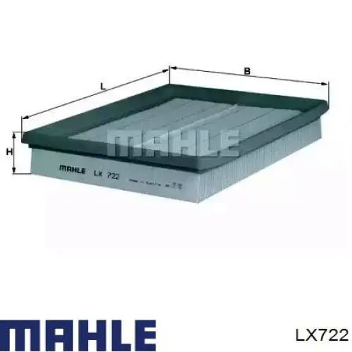 Filtro de aire LX722 Mahle Original