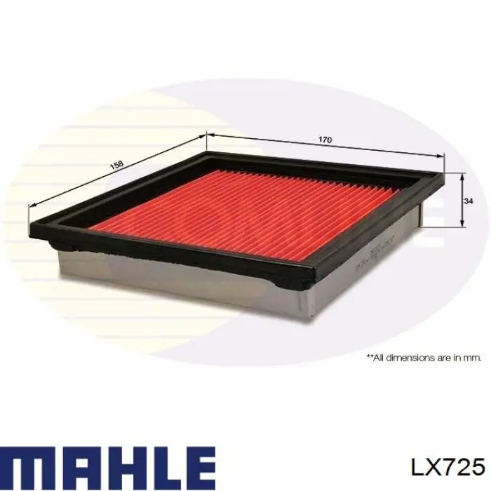 Купить LX725 Mahle Original Автомобильный фильтр воздуха
