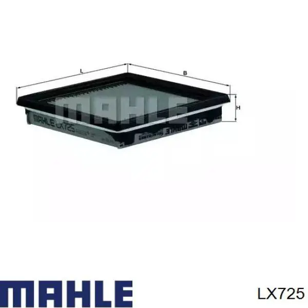 Воздушный фильтр LX725 Mahle Original