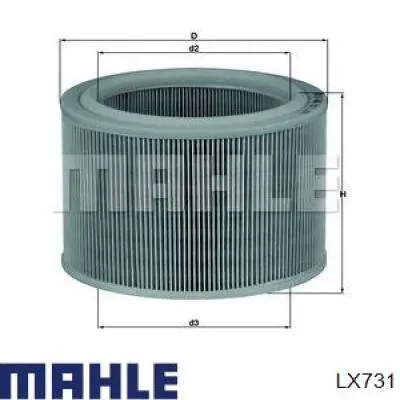 Элемент воздушного фильтра Mahle Original LX731 цена, от 7.22 USD