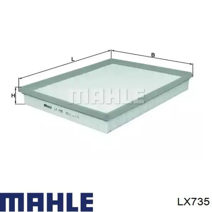 LX735 Mahle Original воздушный фильтр