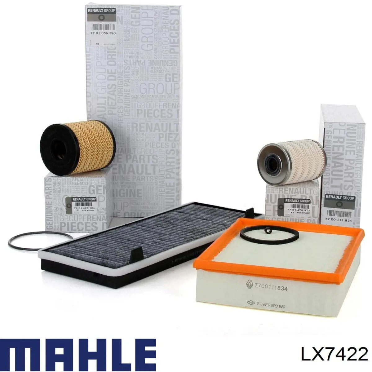 Воздушный фильтр LX7422 Mahle Original