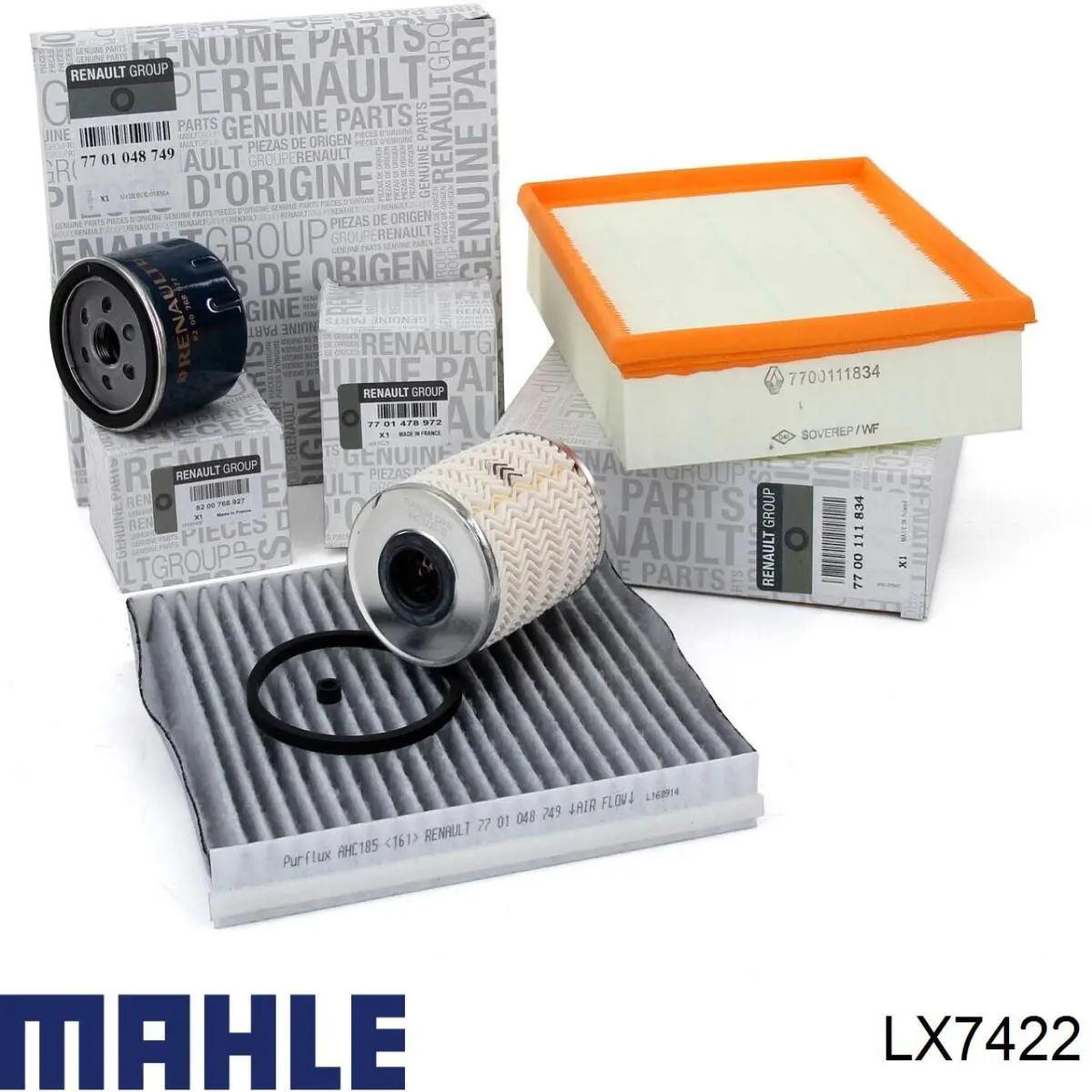 Купить LX7422 Mahle Original Автомобильный фильтр воздуха