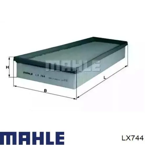 Воздушный фильтр LX744 Mahle Original