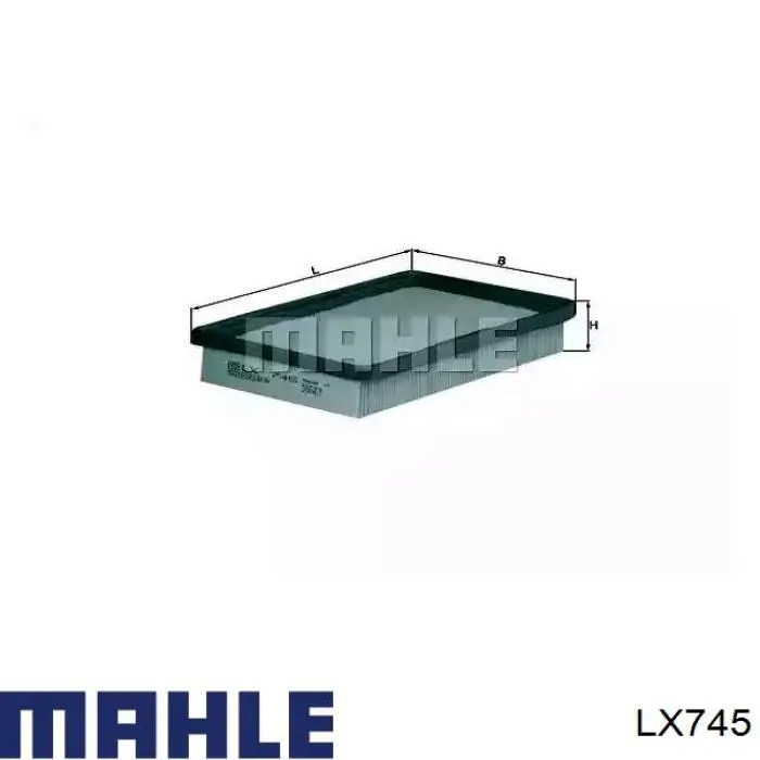 LX745 Mahle Original воздушный фильтр