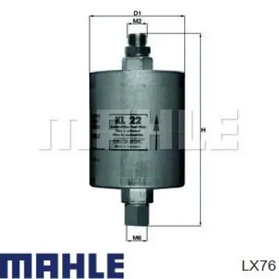 Элемент воздушного фильтра Mahle Original LX76 цена, от 15.95 USD