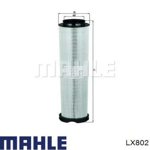 Фильтр воздушный Mahle Original LX802