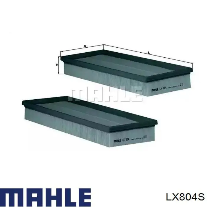 LX804S Mahle Original воздушный фильтр