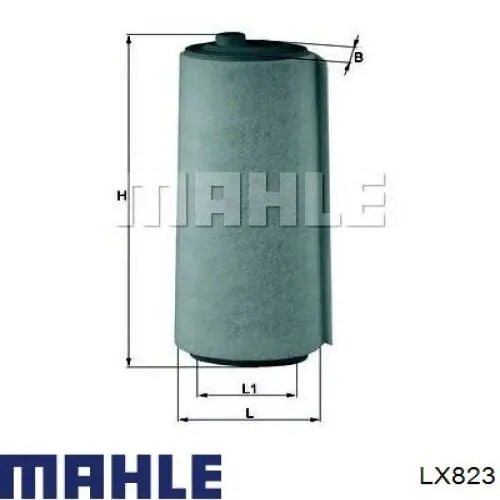 Купить LX823 Mahle Original Автомобильный фильтр воздуха