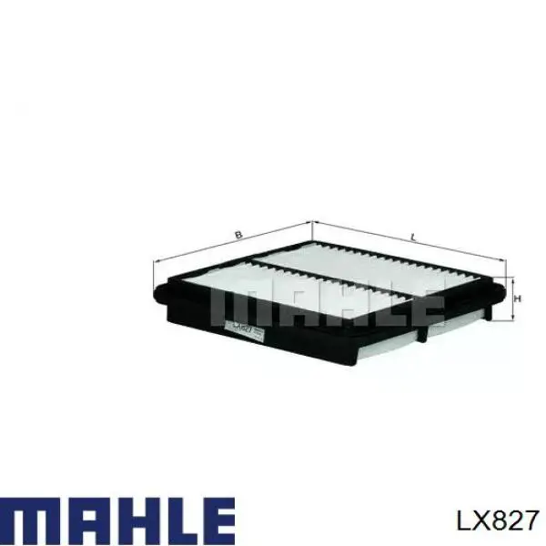 Воздушный фильтр LX827 Mahle Original