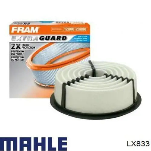 LX833 Mahle Original воздушный фильтр