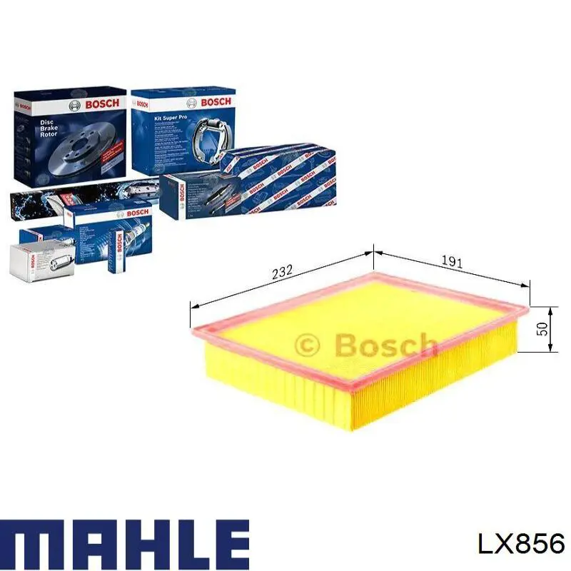 Воздушный фильтр LX856 Mahle Original