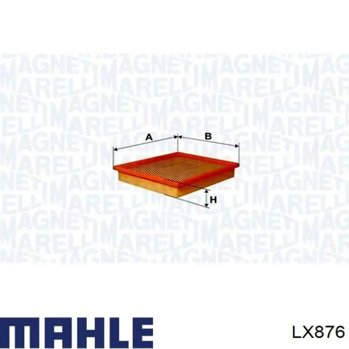 Воздушный фильтр LX876 Mahle Original