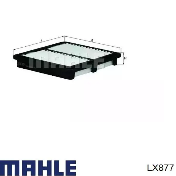 Воздушный фильтр LX877 Mahle Original