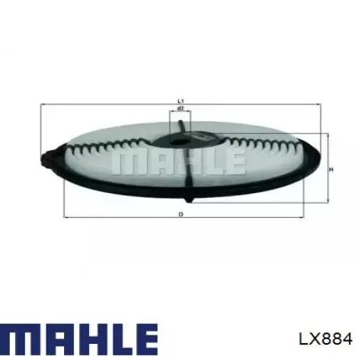 Воздушный фильтр LX884 Mahle Original