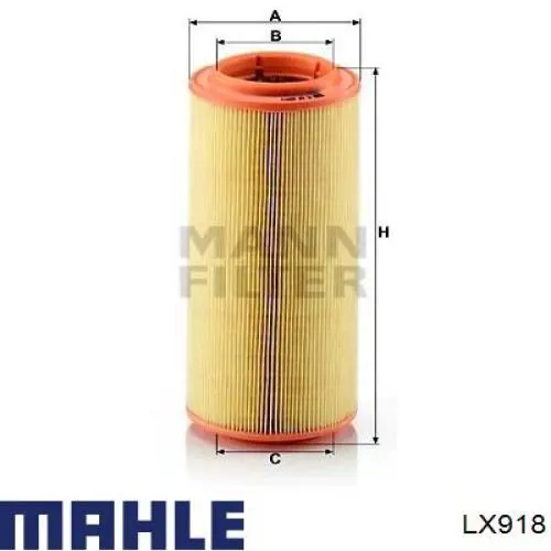 Фильтр воздушный Mahle Original LX918