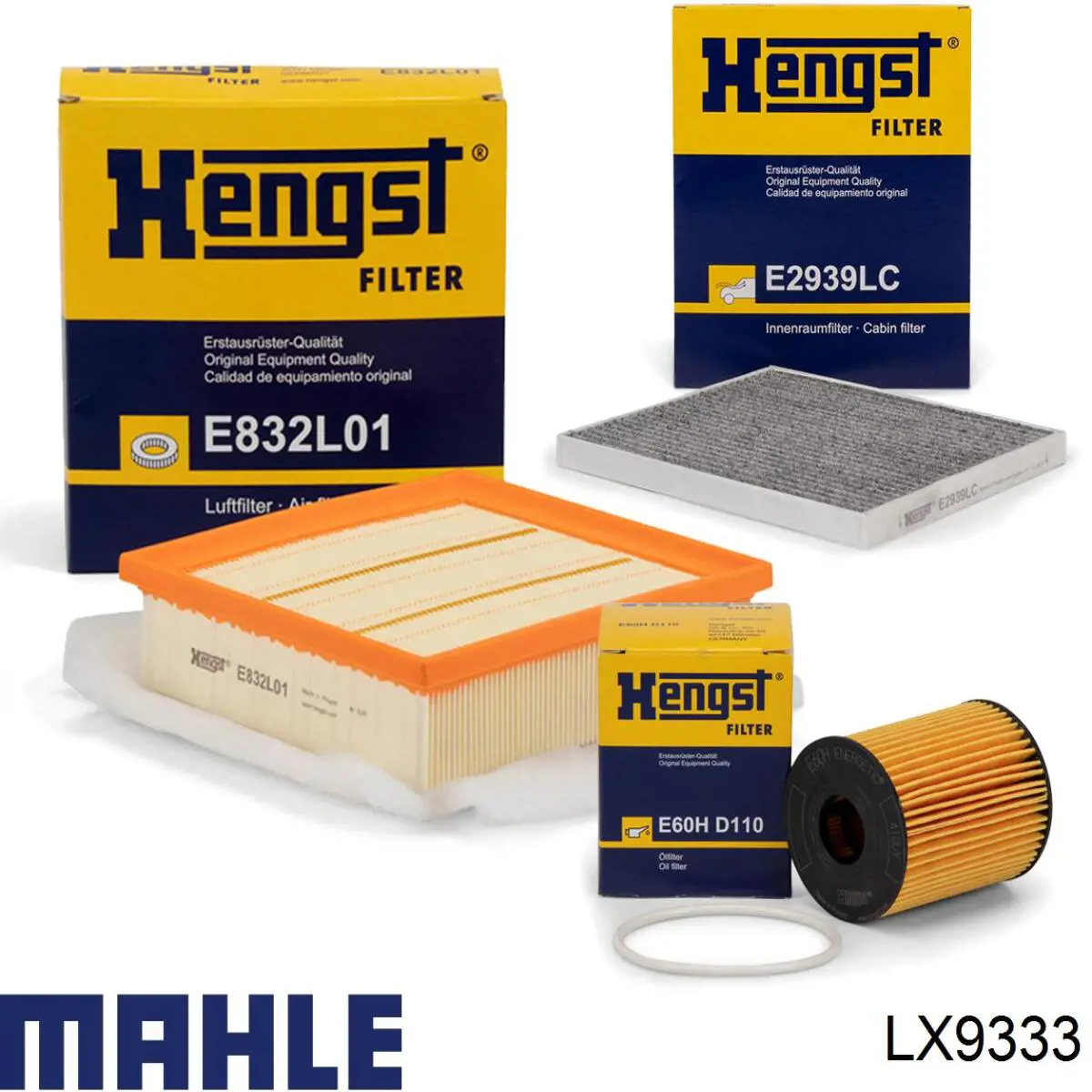 Воздушный фильтр LX9333 Mahle Original