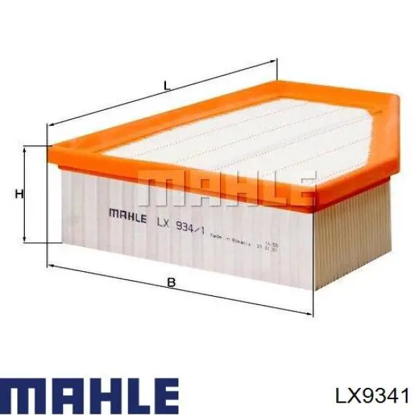 Воздушный фильтр LX9341 Mahle Original